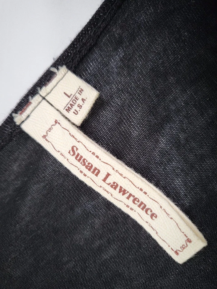 Cárdigan de Colección Susan Lawrence para Mujer Grande Tejido Lentejuelas Negro Brillante Hecho en EE. UU. Foto 4 de 4