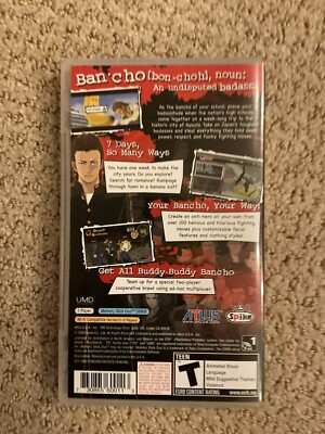 KENKA BANCHO BADASS RUMBLE SONY PSP PLAYSTATION PORTABLE VIDEO