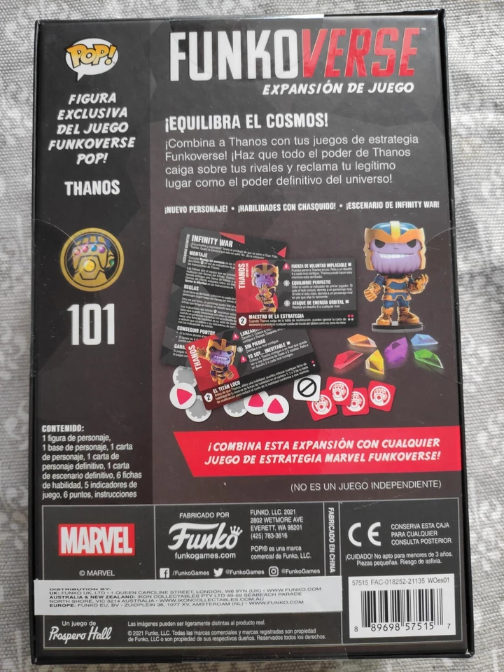 Figura funko Thanos marvel chase Funkoverse juego expansion nuevo - Imagen 2 de 4