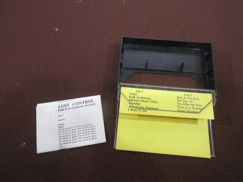 LUST CONTROL This Is A Condom Nation RARE cassette 1988 Heavy Power Metal - Picture 8 of 11