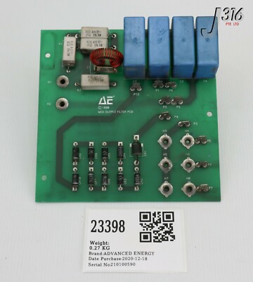 23398 ADVANCED ENERGY PCB, MDX OUTPUT FILTER, 5252269-D 2302269-D