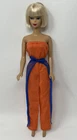 Vintage Barbie Doll Clothes Best Buy Outfit #2221 Jumpsuit Coral Blue Strapless