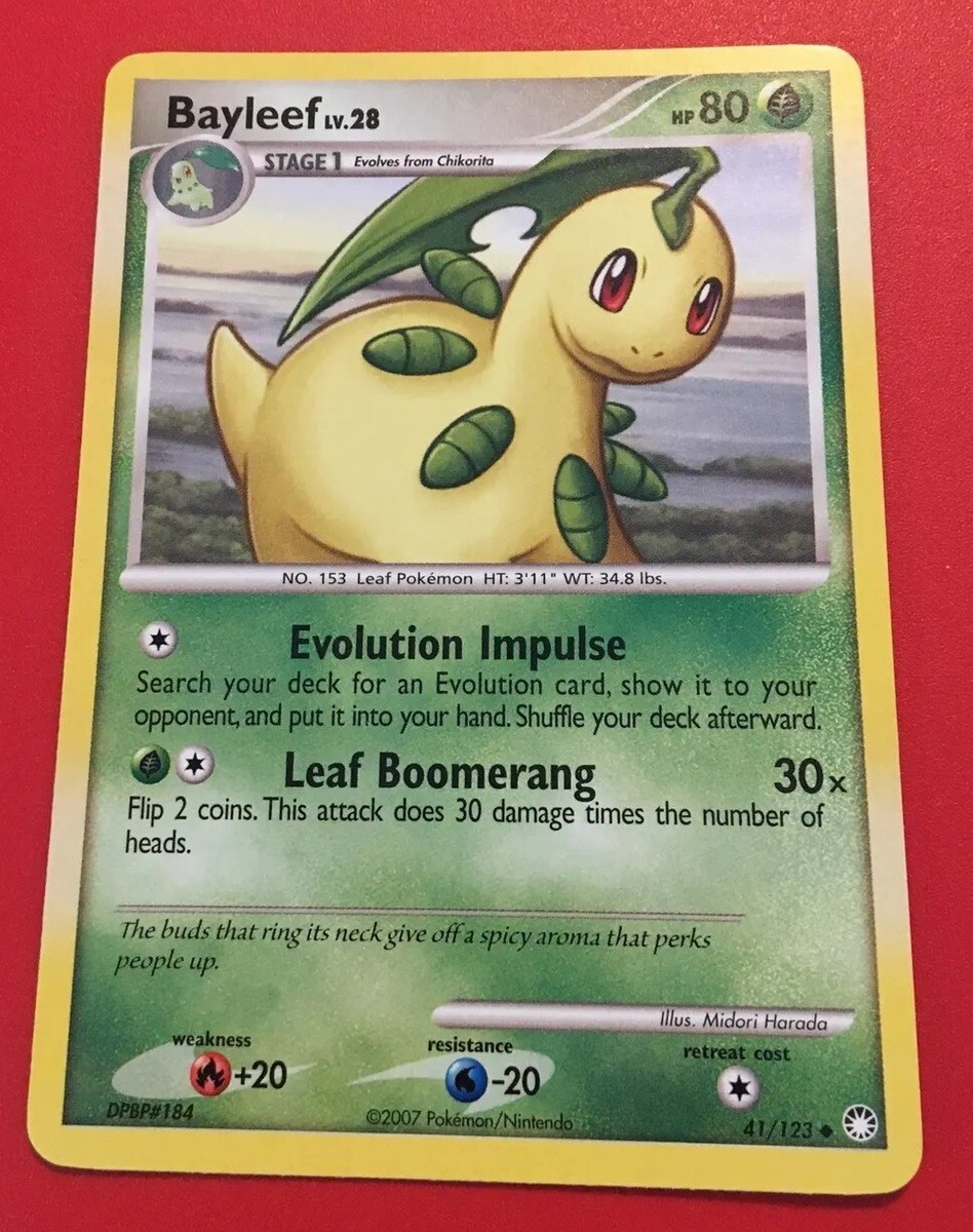 bayleef pokemon card Prices Bayleef 9 - ME Ascended