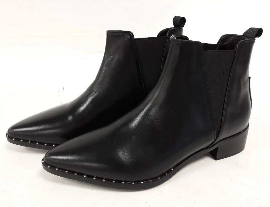 Bottines Christian Dior cuir noir à enfiler taille UK 4 EU 37 neuves