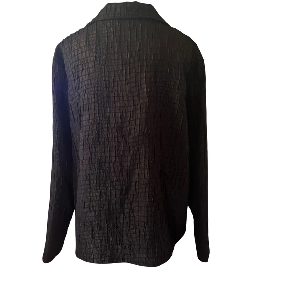 City Blues by Koret Chaqueta Crepé Negra Talla XL Foto 2 de 4