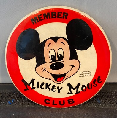 Disney Pin Mickey Mouse Club Member Official Mouseketeer Club