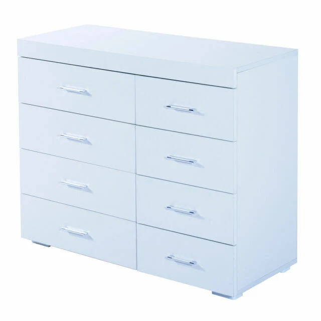 Cassettiere bianchi in legno Homcom