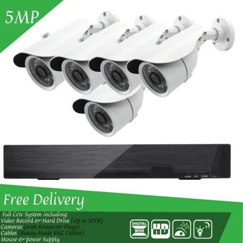 SISTEMA DE CÁMARA CCTV 5MP 4/8/16 CANALES DVR EXTERIOR VISIÓN NOCTURNA KIT DE SEGURIDAD PARA EL HOGAR - Imagen 16 de 27