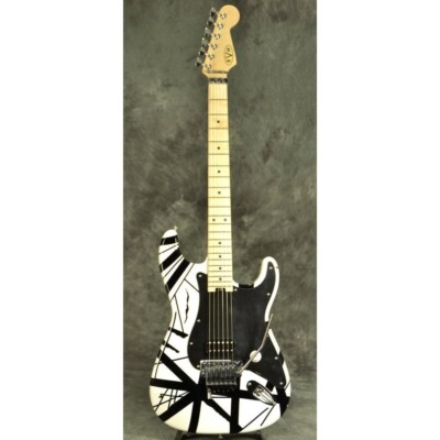 EVH Striped Series White with Black Stripes | eBay