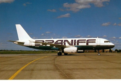 BRANIFF AIRLINES # 3 A-320-200 AIRPORT / AIRCRAFT / AIRPLANE 74