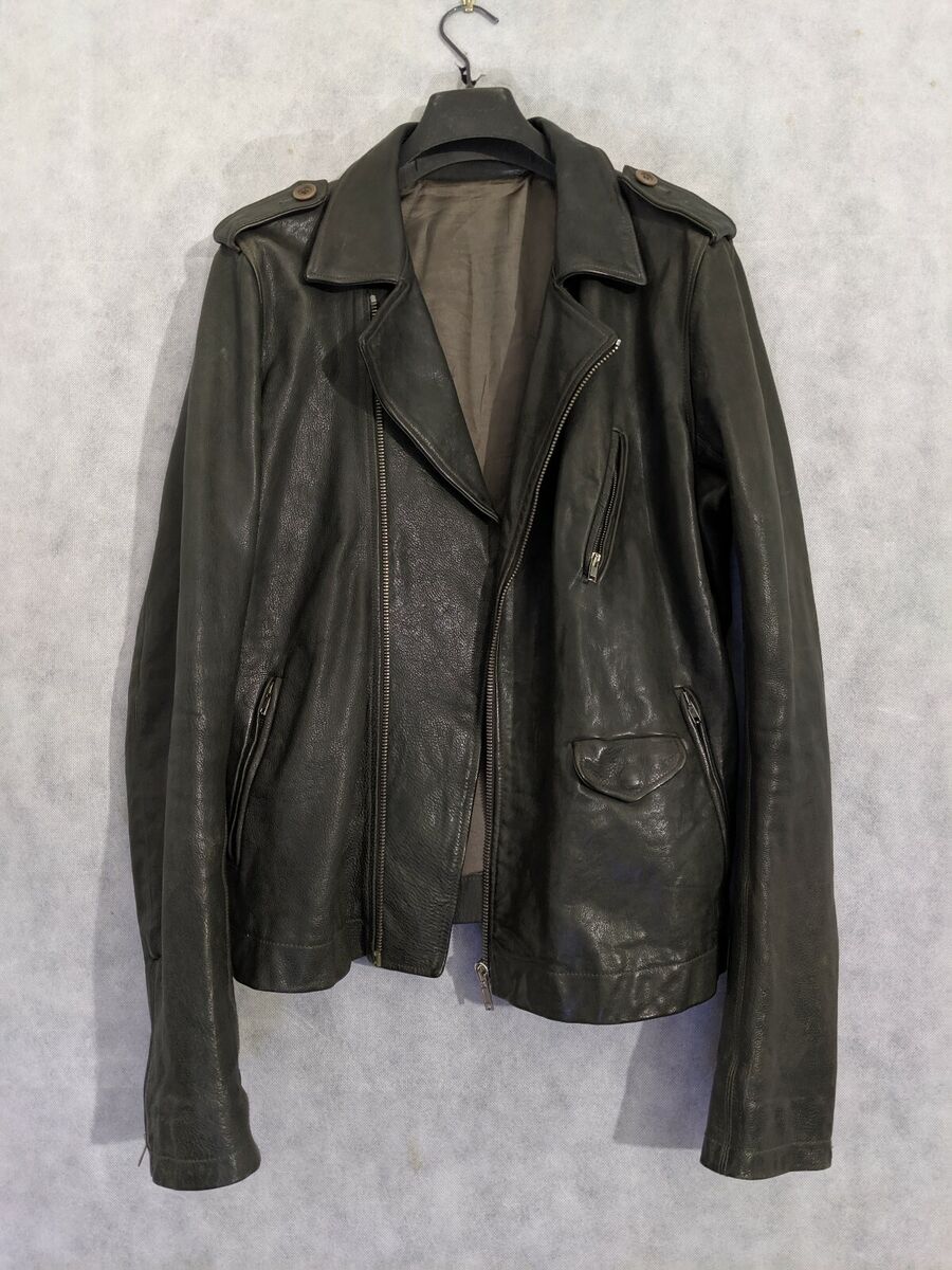 Rick Owens Stooges Archival Early Heavy Leather Moto Punk Rick Owens Stooges Archival Early Heavy Leather Moto Punk