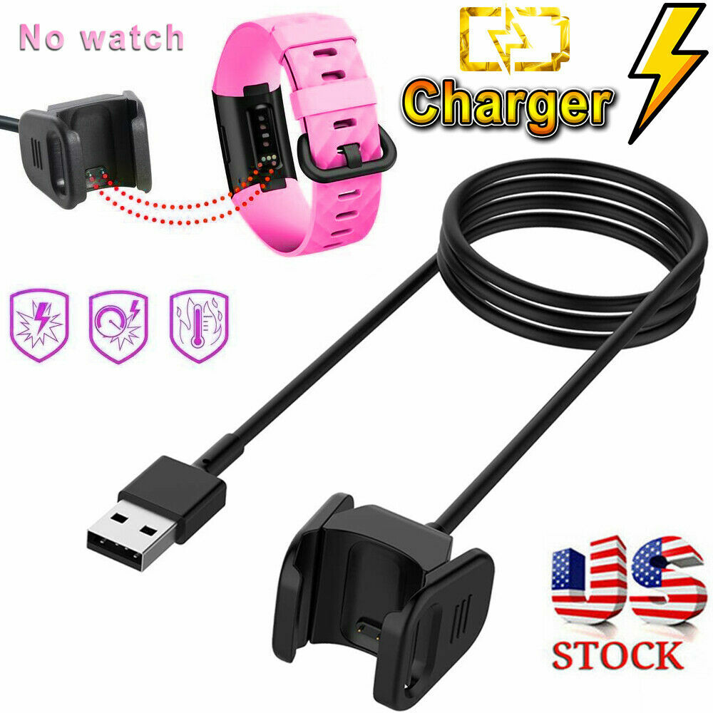 Fitbit Charge Replacement USB Charger Charging Cable Dock 1M/40