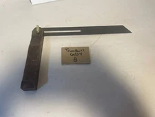 Vintage Wood/Brass 10” Sliding T Bevel Square