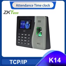 ZKTeco K14 TCP/IP USB ID Time Clock Fingerprint Attendance Access Control System