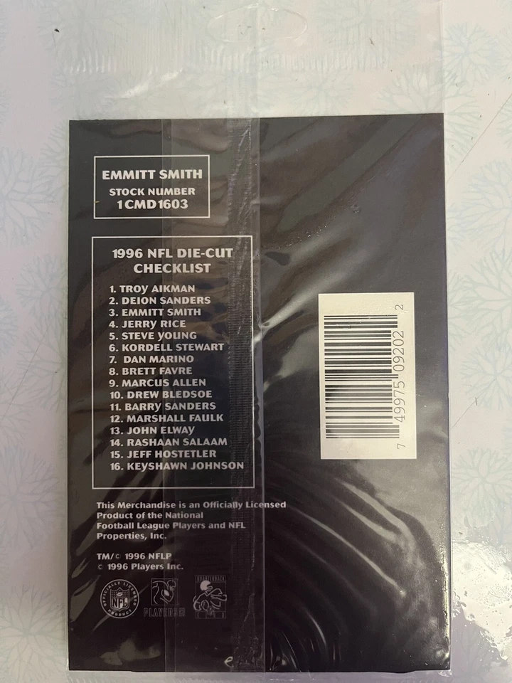 NFL Dallas Cowboys Emmitt Smith 1996 SELLADO TROQUELADO COLECCIONISTAS imán Foto 2 de 2