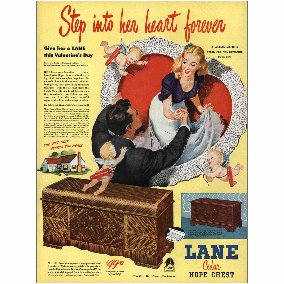 1947 lane cheap cedar chest