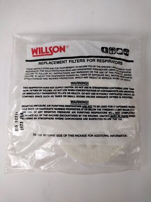Vintage Willson R-15 Respirator Replacement Filters for Respirator TC-23C-54 NEW