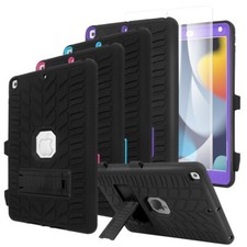 For iPad 9th 8th 7th Gen 10.2 inch Case Rugged Shockproof Heavy Duty Stand Cover