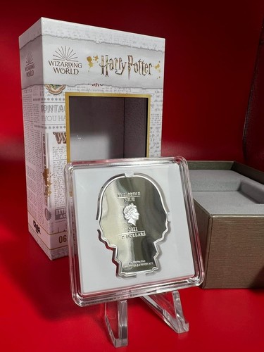 2021 CHIBI HARRY POTTER-SEVERUS SNAPE - 1 OZ. SILVER COIN, LOW COA# 270/2000 - Picture 4 of 6