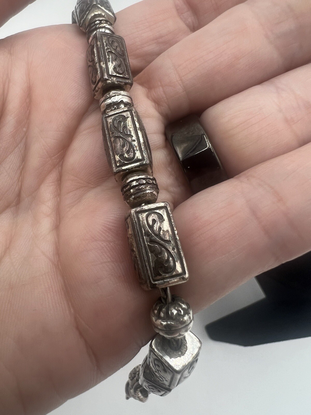 Rectangular Link Bracelet Brighton China Tale Goo… - image 2