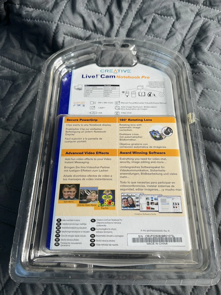 Creative Live Cam Notebook Pro Webcam - USB Windows XP Retro - Image 2 of 2