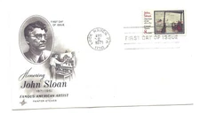 1433 John Sloan ArtCraft FDC