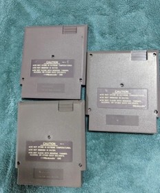 LOT OF 3 GAMES FOR THE NES Wheel of Fortune, Golf & Track and field 2