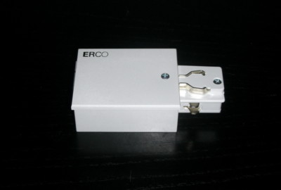 Erco Einspeisung 79341 3-Ph Einbauschiene / Flügelschiene SL LI in Weiß
