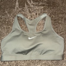 NWOT Nike Dri-Fit Victory Compression Olive Green Racerback Sports Bra Large L