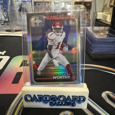 2024 Topps Chrome Xavier Worthy RC Refractor Kansas City Chiefs 🔥🔥