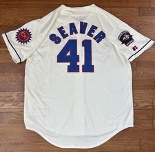 RUSSELL ATHLETIC THROWBACK 1966 TOM SEAVER JACKSONVILLE SUNS JERSEY SIZE 52 METS
