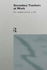 Secondary Teachers at Work by Jim Campbell (English) Paperback Book