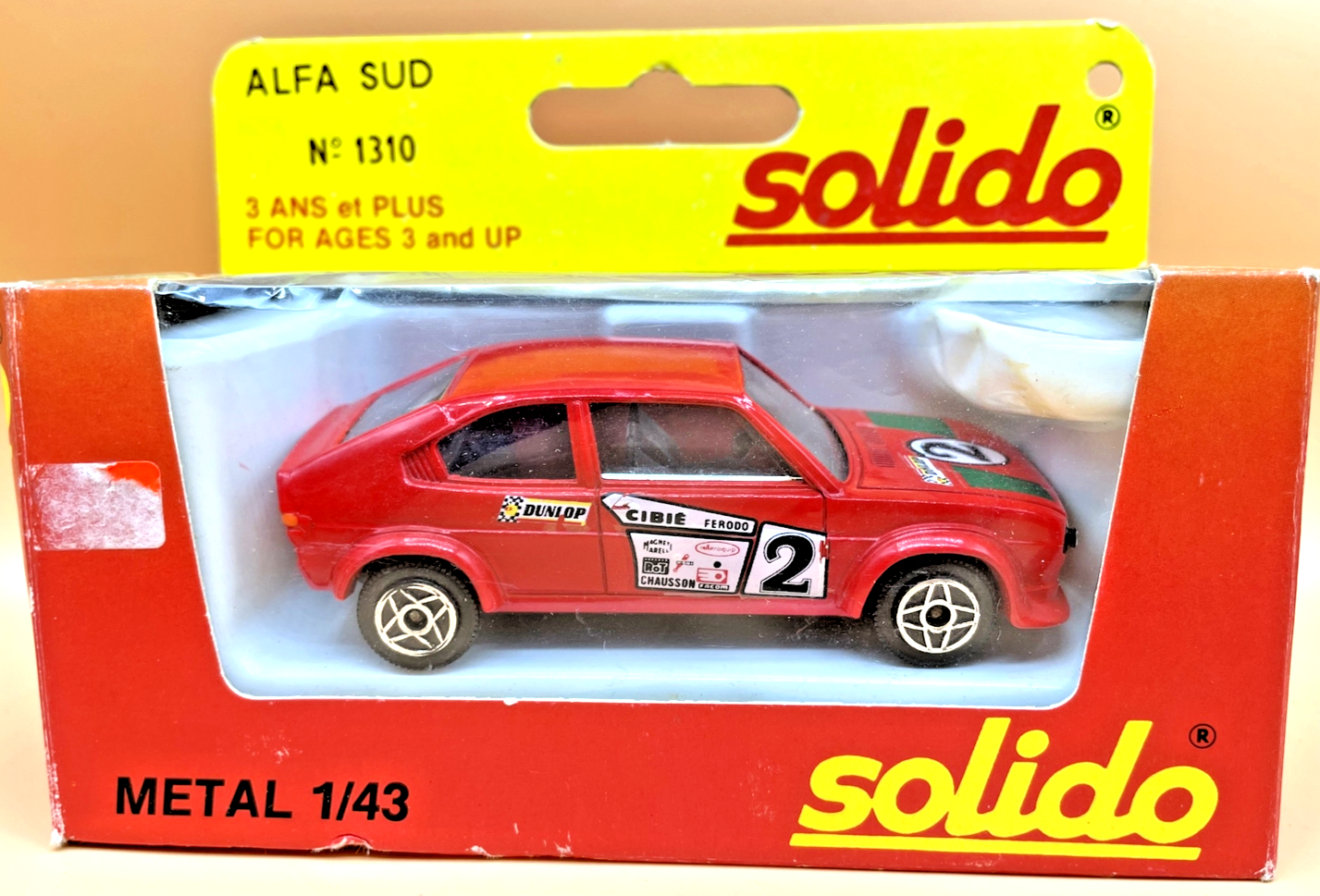 Solido Alfa Romeo Alfasud Rally Trofeo No.1310 1:43 Boxed Diecast Model