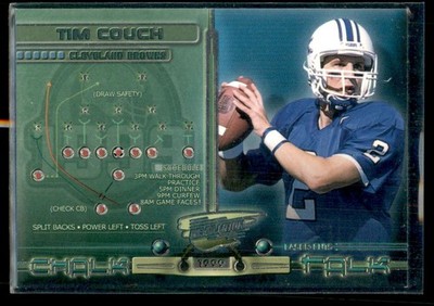 1999 Pacific Revolution Chalk Talk Tim Couch Kentucky Wildcats #4