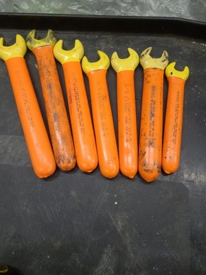 Cementex Insulated Wrench Lot 8pc 1000V Made USA Electrician Tools