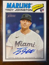 2026 Topps Heritage Troy Johnston #ROA-TJ RC Rookie Real One Auto