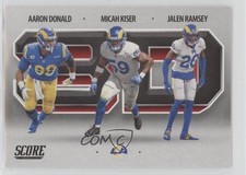 2021 Score 3D Aaron Donald Micah Kiser Jalen Ramsey #3D8 19zq
