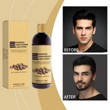 3 In 1 Men's Beard Hair Growth Shampoo And Conditioner Set Organic Hair Care