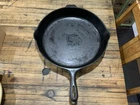 Wagner Ware (?) vintage unmarked 14” Cast Iron Skillet #12 "B"