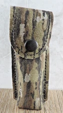 Camo Sheath Holder Flashlight Box Knife Utility Belt 2" x 5.25" x 0.75"