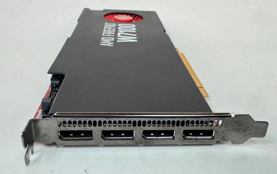 AMD FirePro W7100 8GB GDDR5 PCIe x16 4xDisplayPort Video Graphics Card, TESTED - Image 4 of 4