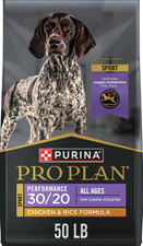 Purina Pro Plan All Ages Sport Performance 30/20 Chicken & High Dog Food, 50 lb 1.32 per pound