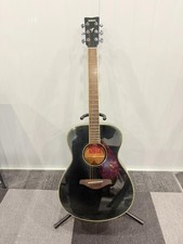 Guitare acoustique Yamaha FS720S noire avec étui épaule d'occasion