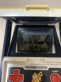 Nintendo Game & Watch Donkey Kong Jr Panorama Screen No Battery Cover