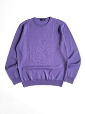 Cavalli Class Roberto Cavalli Wool Crew Neck Knit Sweater Fuchsia XL