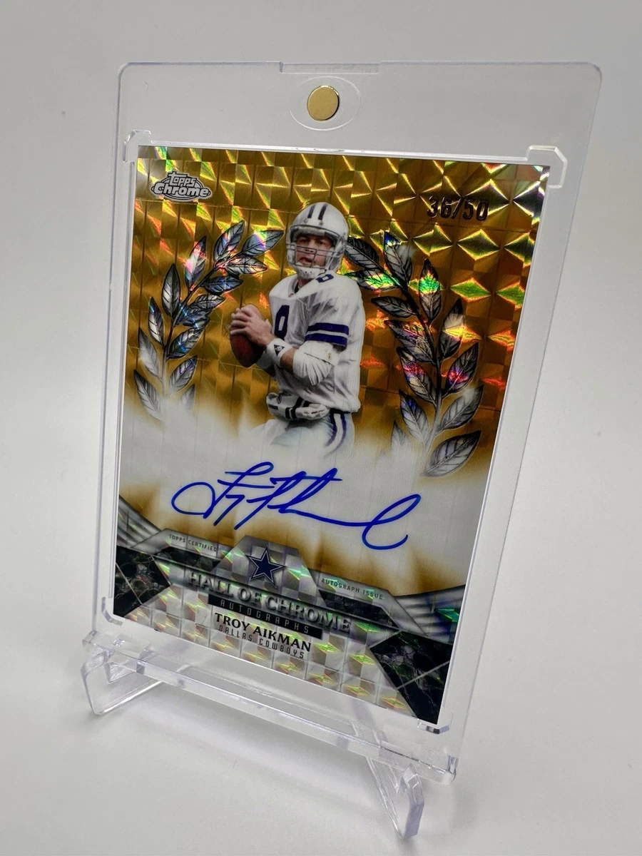 Troy Aikman Autograph Football Cards for sale | eBay