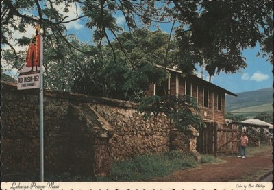 Bert Phillips Lahaina, Hawaii HI Hale Paahao Old Prison 1852, Whaling Crew Jail
