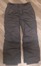 Kids Snow Pants Unisex L 12/14 Black All in Motion Water/Wind Resistant