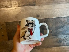 The Cellar Fox Coffee Mug Dapper Glasses Gentleman Macys Drink White Crisp Color