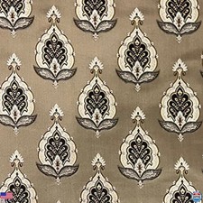 Woven Jacquard Fabric - Elegant Motif for Upholstery  Window Treatments, 54"